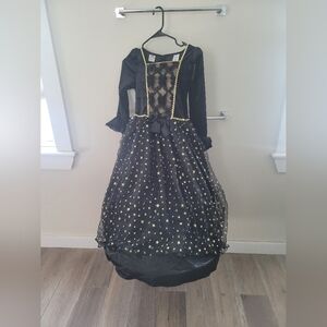 Witch Costume - Dress, Cape, & Hat, Size 7-8Y